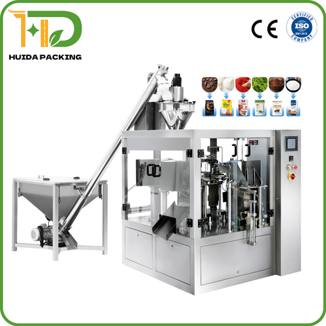 Huida Pucching Filling Sealing Doypack Powder упаковочная наводка на молнии