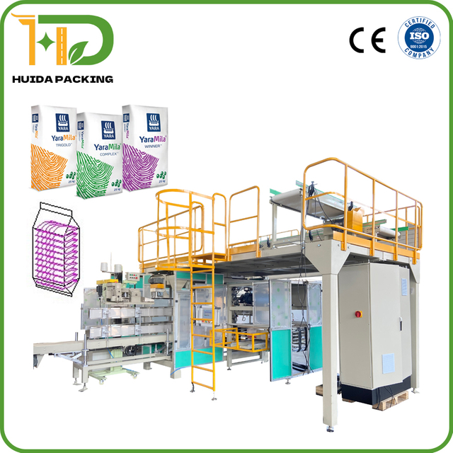 Huida Automatic Granular & Powder Bag в пакете вторичный рот с открытой тканой пакетной машиной. Производитель
