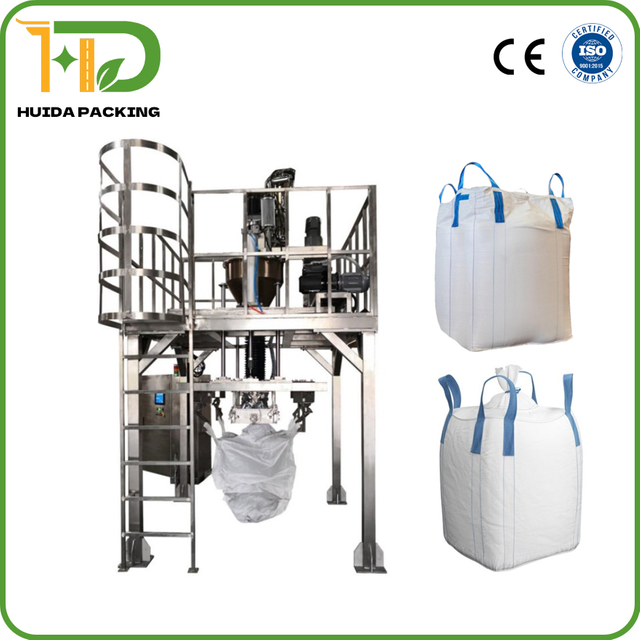 Huida Packing 1200 кг тонна упаковочная упаковочная машина наполнители наполнители для наполнения мешка с большим пакетом оборудование
